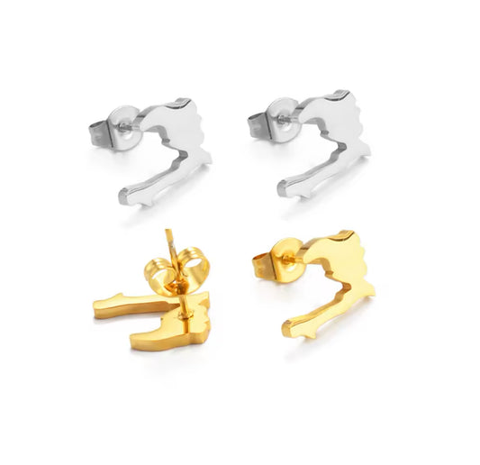Petite boucle d’oreille carte Haïti