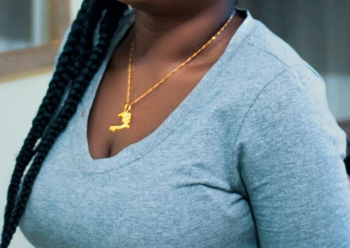 Collier carte Haïti